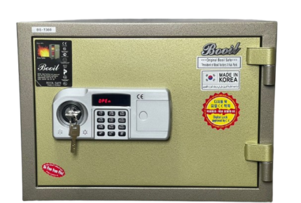 خزينة مصفحة ماركة Booil موديل BS-T360 -Green ديجيتال وكالون